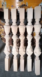 Hand Carved Timber Balustrades