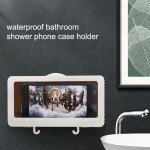Hand Free Mobile Phone Accessories Display Holder Wall Mounted Waterproof Phone Case Shower Phone Holder 360