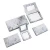 Import Handmade empty magnetic eye shadow/eyeshadow palette case packaging  with mirror from China