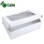 Import Handmade Simple square shape white gift box transparent window cover box from China