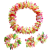 Import hawaiian flower leis wreath for stage performance costume props and articles for daily use and decoration from China