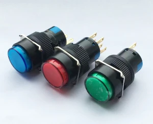 Hban 2021 New Style 2position With Lock Button Normally Open Power Machine Pushbutton Rotary Knob Switches