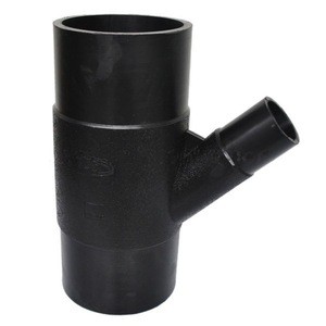 hdpe 45 degree y branch pipe fitting lateral tee