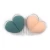 Heart Shape Shell Hot Selling Product 2pcs/box Waterdrop Latex Free Makeup Cosmetic Sponge for loose Powder foundation cream