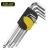 Import Heavy Duty Household Portable 9Pcs Crv Ball End Security Allen Hex Key Wrench Set from China