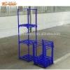 Heavy duty movable steel stacking racks and shelves stack pallet
