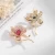 Import Heavy industry color zircon high-grade Lily corsage female elegant luxury atmosphere suit pin plant flowers from China