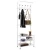 Import Height 187 cm Metal Hall Tree Entryway Organizer Multi-purpose Clothes Coat Stand Shoes Rack Hat Umbrella Bag Stand Black $11.2 from China