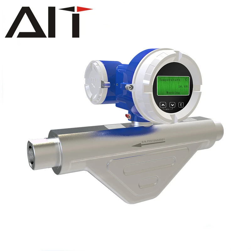 high accuracy and longer warranty mass flow meter CNG / LNG Coriolis Flow Meter for dispenser