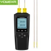 High Accuracy Two Channels Thermocouple temperature Data Logger calibration instrument