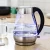 High borosilicate best plug in hot glass water kettle electric wholesale