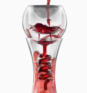 High Borosilicate Glass Wine Decanter Wine Aerator Spout