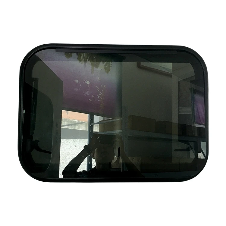 High-End 4mm tempered glass teardrop extrapolation side Window trailer window  RV window