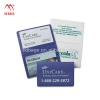 High-frequency voltage transparent PVC business credit card holders
