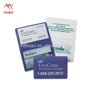 High-frequency voltage transparent PVC business credit card holders