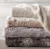 Import High Quality 100% polyester Warm Large Fur Throw Blankets Soft Faux Fur Blanket from China