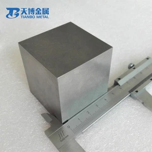 High quality 1inch Gr2 Gr5 forged competitive factory price titanium ingot titanium block USD3.8 factory baoji tianbo company