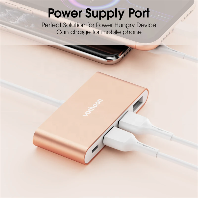 High Quality 3 in 1 4 in 1 5 in 1 USB Type C Hub to 4K Usb C HUB Converter Adapter Cable
