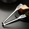 high quality Baking tools food grade 9 12 14 inch Utility High Heat 304 Stainless steel kitchen tongs
