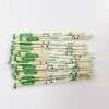 High quality cheap chinese take away portable disposable bamboo round chopsticks palillos chinos with opp packing