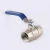 Import High-quality electroplate internal thread ball valve 1/2&#39;  3/4&#39; valve ball for sale from China