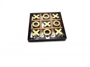 High Quality Locuts Wood, Acrylic Tic Toe Tac Games, Family Game Set