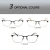 Import high quality men style metal optical frame myopia eyewear in stock from China