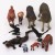 Import High quality PVC realistic animal statue model toy plastic eagle for decoration from China