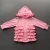 Import High quality spring cotton baby clothing wholesale kids daily casual ruffle clothes hooded custom buttons jackets for girls from China