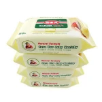 High quality spunlace natural formula baby wipes cleaning care for baby healthy 80pcs