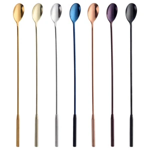High quality Stainless Steel colorful Cocktail Bar Spoon/Mixing spoon