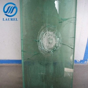 High quality Tempered Bullet Proof Glass price / building glass/ laminated safe glass with CE&ISO&CCC certificate