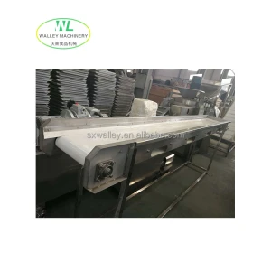 High Quality Walley Food Industrial Use Rubber Stainless Steel and Plastic Mesh Belt Conveyor