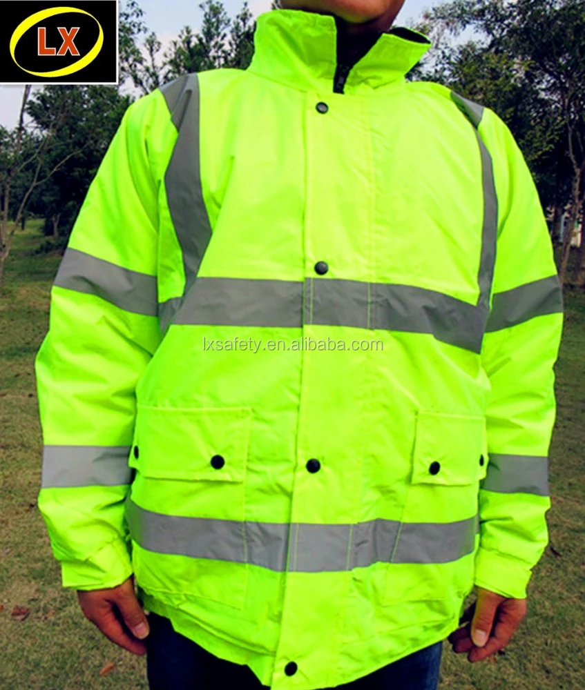 High Visibility Safety Construction Workwear Jacket
