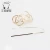Import hollow-out high quality zinc alloy hair forks from China