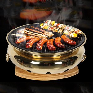 Homemade Smokeless Korean Charcoal bbq grill table grill
