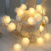 Hongshun Fairy Battery 20 LEDs 16ft Pinecone String Lights Christmas Halloween Party LED Light String Pine Nuts Decoration