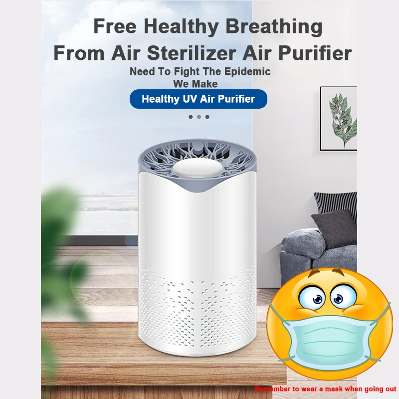 HOnyME Cheap portable UV sterilizing filter air purifier