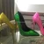 Import Hoslasen factory custom women shoes green shinny leather 120mm thin heel sexy pumps ladies shoes from China