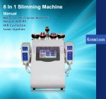 Hot 6 in 1 RF Machine 40 Khz Cavitation Machine Vacuum Slimming machine