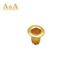 hot sale big size metal plated garment eyelets and grommets