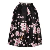 Hot Sale Fashion Elegant Ladies Floral Printed Midi Skirt