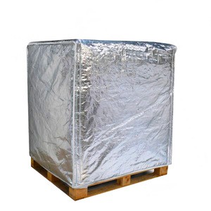 Hot sale fireproof/heat resistant Cargo delivery pallet cover with aluminium foil
