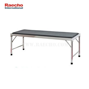 Hot Sale Hospital Stainless Steel Manual Examination Table Examining Bed