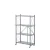 Import Hot sale kitchen storage rack organizer square 4 layer shelf storage rack organizer with wheels from China