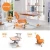 Import Hot Sales Adjustable Children Study Table and Chair Multi-function Kids Learnign Desks and Chair Set from China