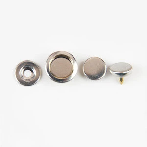 Hot sell design high quality stock metal snap buttons for clothing