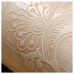 Hot Sell European Modern Nonwoven Silk Flower Wall Paper 3D WallPaper for Home Decoration
