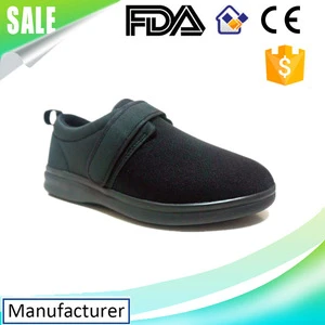 Hot Sell Suede Fashionable Medical Comfort Diabetic Shoes Men With CE Approved