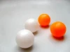 Hot selling ABS personalized table tennis balls pingpong ball white&amp;orange Advanced Training Ball